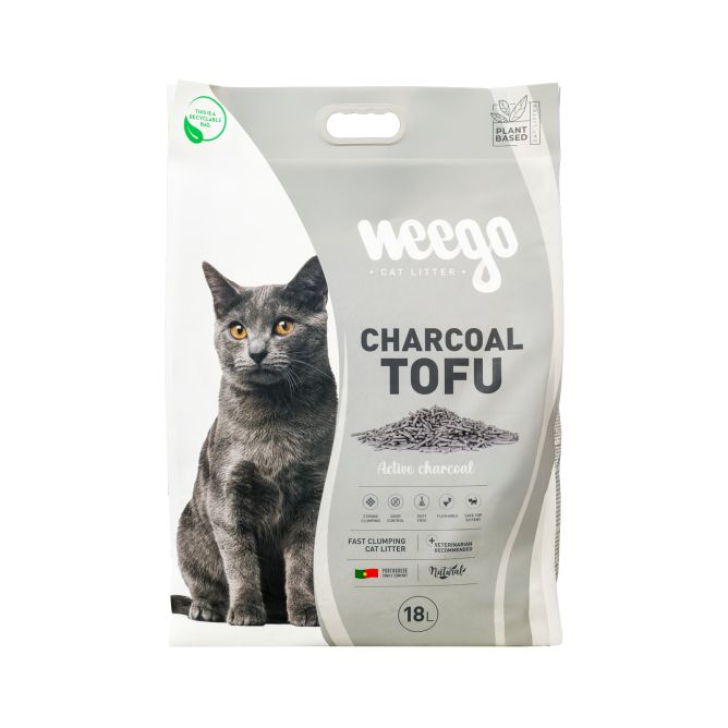 Weego kaķu pakaiši CHARCOAL TOFU, 6L