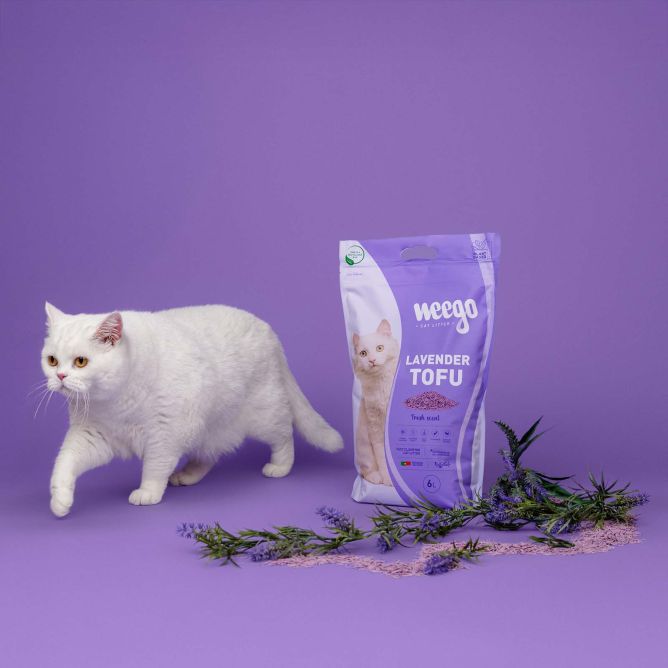Weego kaķu pakaiši LAVANDER TOFU, 18L
