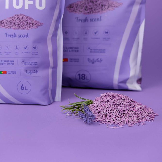 Weego kaķu pakaiši LAVANDER TOFU, 6L