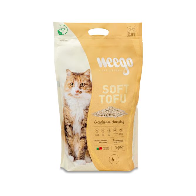 Weego kaķu pakaiši SOFT TOFU, 6L