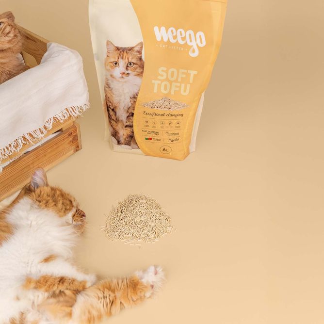Weego kaķu pakaiši SOFT TOFU, 6L