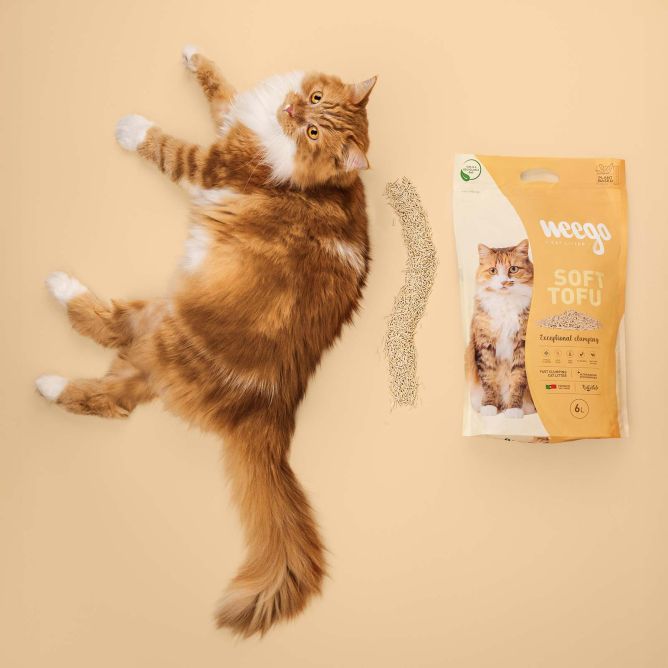 Weego kaķu pakaiši SOFT TOFU, 6L