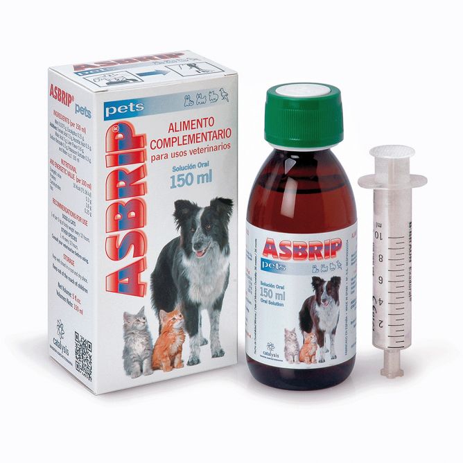 ASBRIP elpceļu veselībai suņiem un kaķiem, 150ml