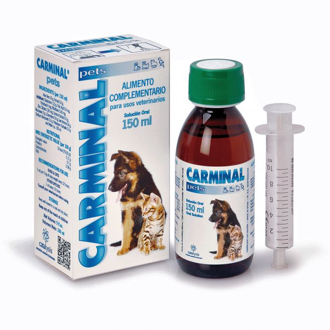 CARMINAL gremošanas trakta veselībai suņiem un kaķiem, 150ml