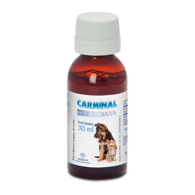 CARMINAL gremošanas trakta veselībai suņiem un kaķiem, 30ml