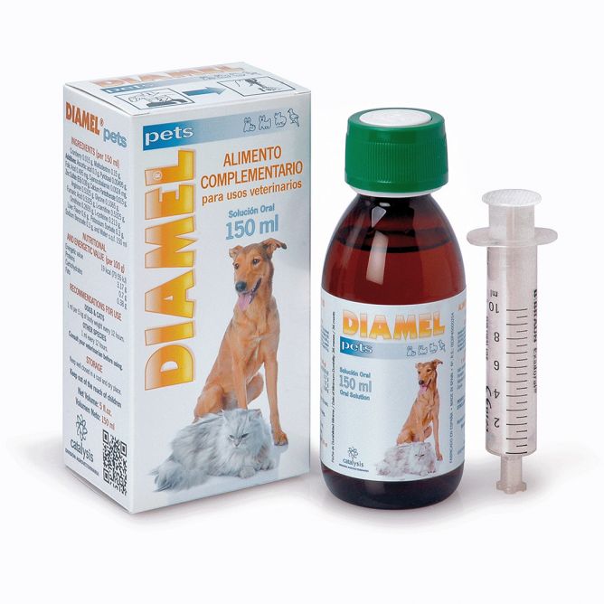 DIAMEL diabēta terapijas atbalsts suņiem un kaķiem, 150ml