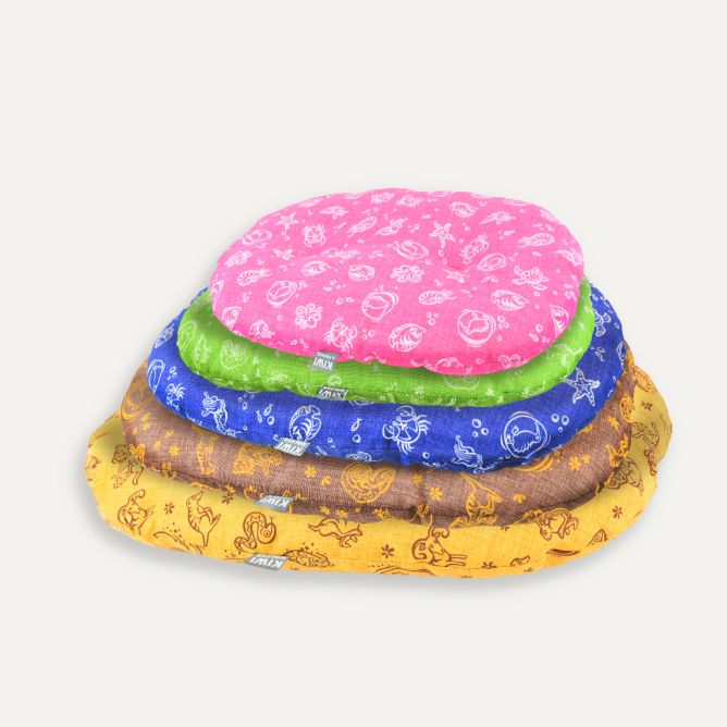 Kiwi & Friends guļvieta, S (60 x 40 cm), rozā