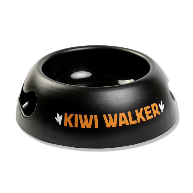 Kiwi Walker bļoda, melna ar oranžu, M