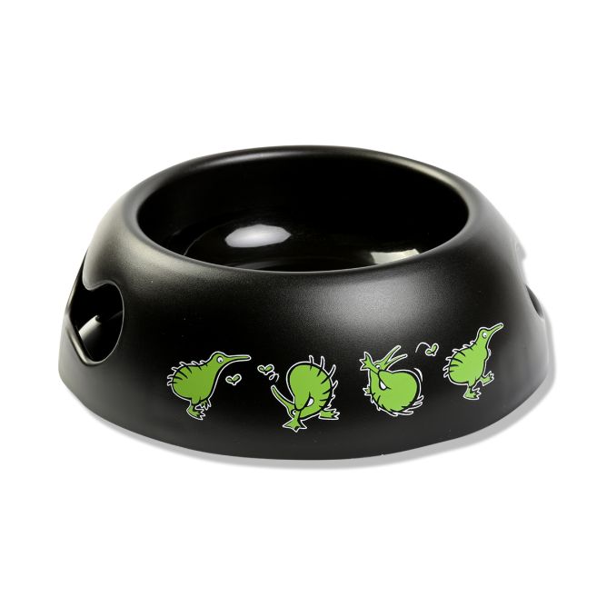 Kiwi Walker bļoda, melna ar zaļu, M