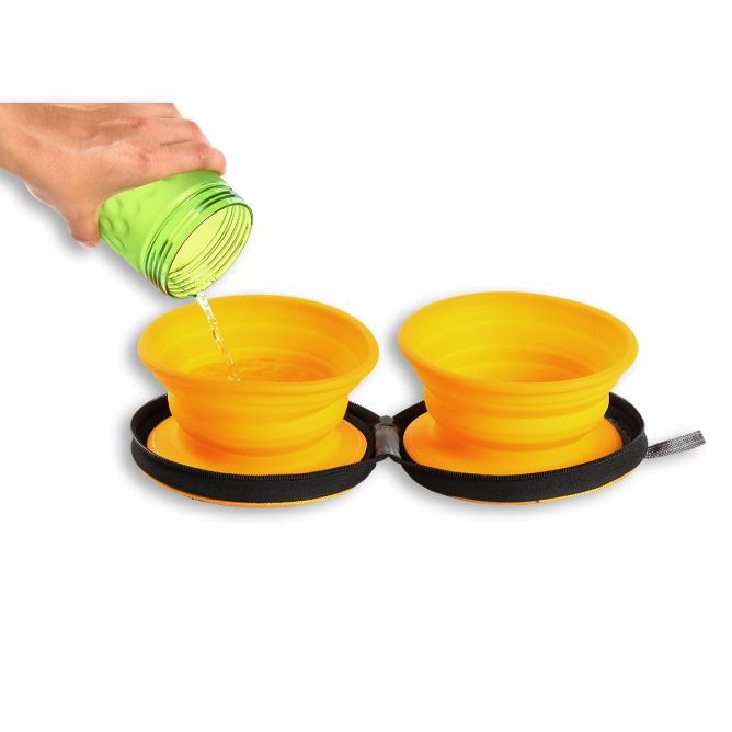 Kiwi Walker dubultā ceļojuma bļoda, Oranža