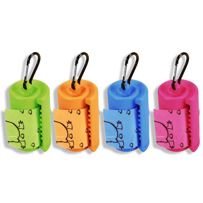 Kiwi Walker izkārnījumu maisiņu turētājs, oranžs