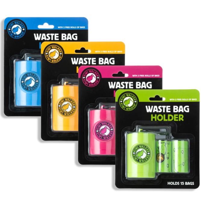 Kiwi Walker izkārnījumu maisiņu turētājs, oranžs