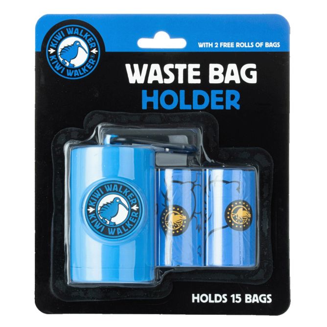 Kiwi Walker izkārnījumu maisiņu turētājs, zils