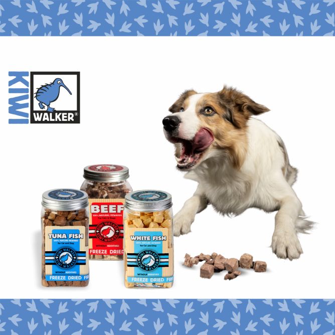 Kiwi Walker Liofilizēti kārumi - Baltā zivs, 70 g