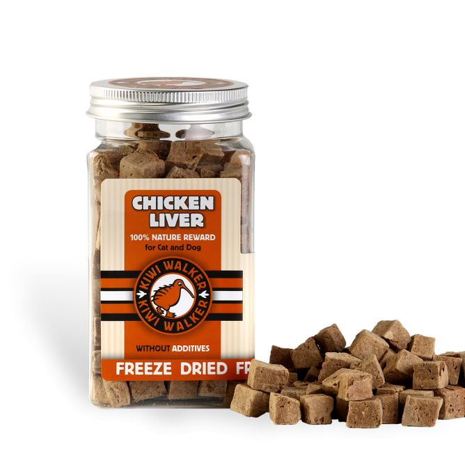 Kiwi Walker Liofilizēti kārumi - Vistu aknas, 115 g