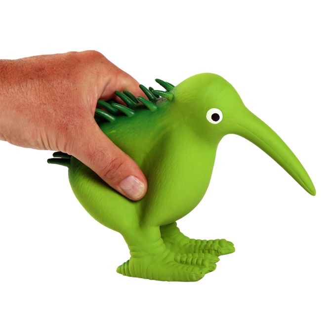 Kiwi Walker WHISTLE lateksa rotaļlieta, M, zaļa