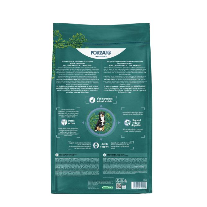 MAXI Adult ar briedi un kartupeļiem, 12 kg