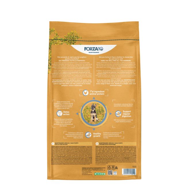 MEDIUM/MAXI Puppy ar vistu un kartupeļiem, 12 kg