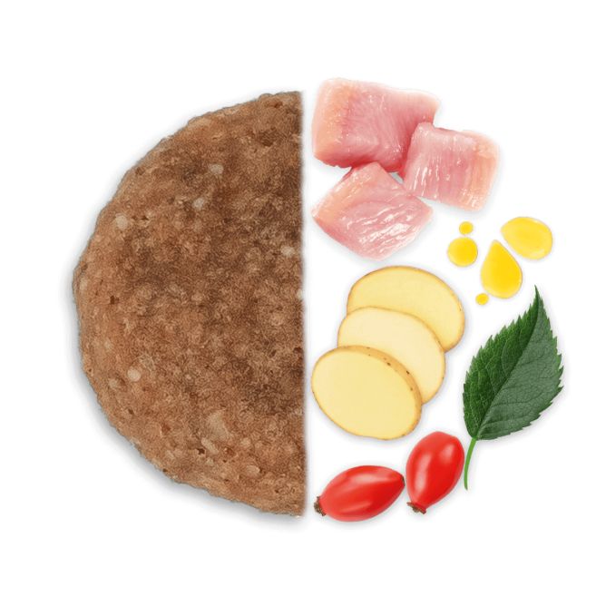 MINI Puppy ar vistu un kartupeļiem, 2kg