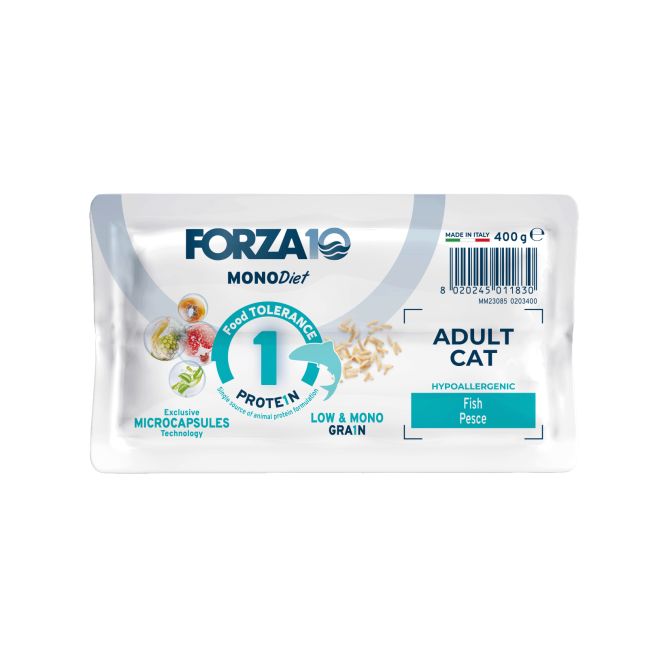 MonoDiet Adult Cat ar zivi, 400g