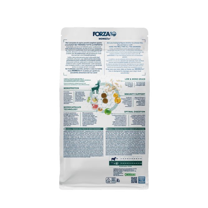 MonoDiet Medium Adult ar briedi un kartupeļiem, 1,5kg