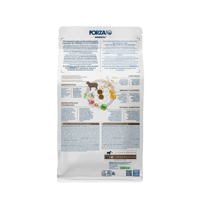 MonoDiet Medium Adult ar jēru, 1,5 kg