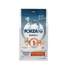 MonoDiet Medium Adult ar zirgu un zirņiem, 1,5kg