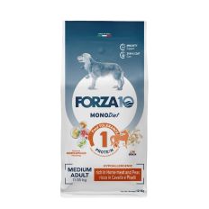 MonoDiet Medium Adult ar zirgu un zirņiem, 12kg