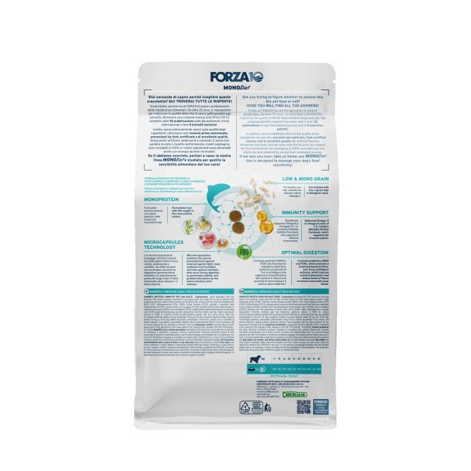 MonoDiet Medium Adult ar zivi, 1,5kg