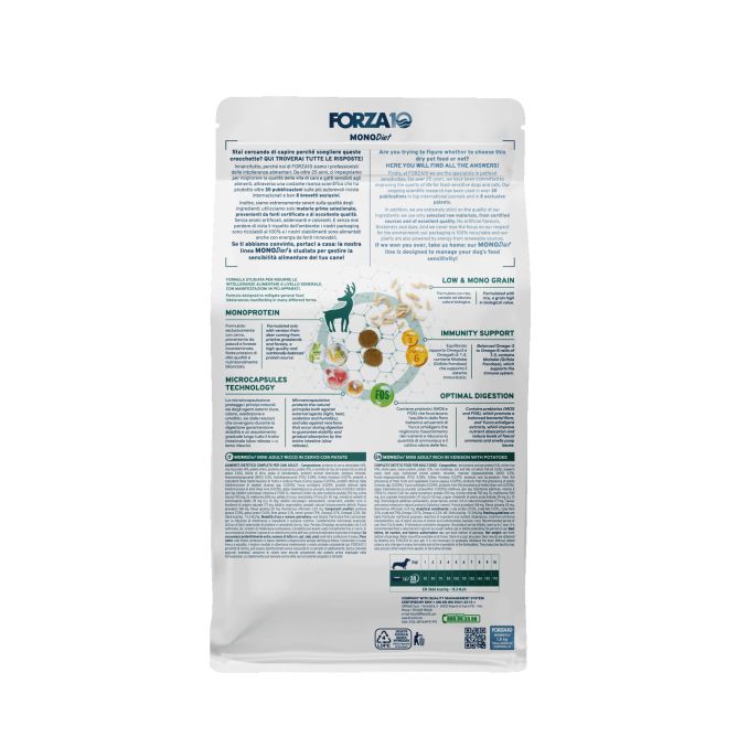 MonoDiet Mini Adult ar briedi un kartupeļiem, 1,5kg