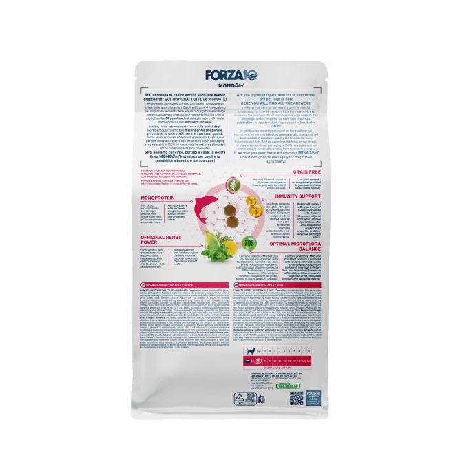 MonoDiet Sensitive Digestion Mini/Toy Adult ar zivi, 1,5kg