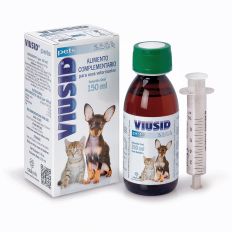 VIUSID Pets - imunitātei, vitalitātei un ēstgribai suņiem, un kaķiem, 150ml