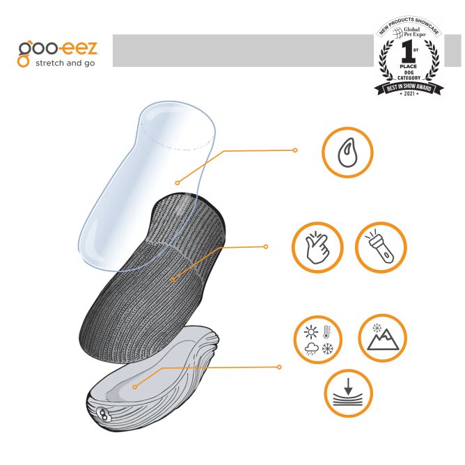 Zābaciņi suņiem, melni, XS, 4gb.