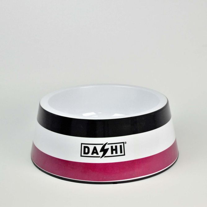 Dashi bļoda STRIPES3, violeta/melna, L