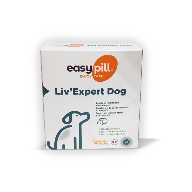 EasyPill Liv'Expert pastilas aknu veselībai suņiem, 168g