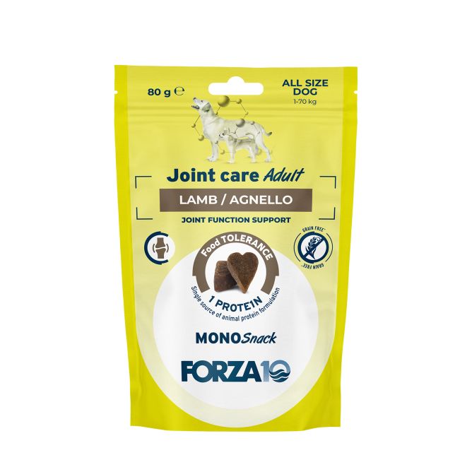 MonoSnack Joint Care Adult kārumi suņiem, ar jēru, 80g