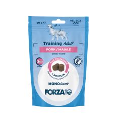 MonoSnack Training Adult kārumi suņiem, ar cūku, 80g
