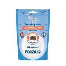 MonoSnack Training Adult kārumi suņiem, ar lasi, 80g