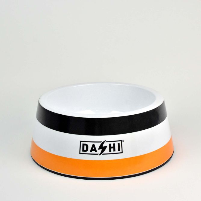 Dashi bļoda STRIPES3, oranža/melna, L