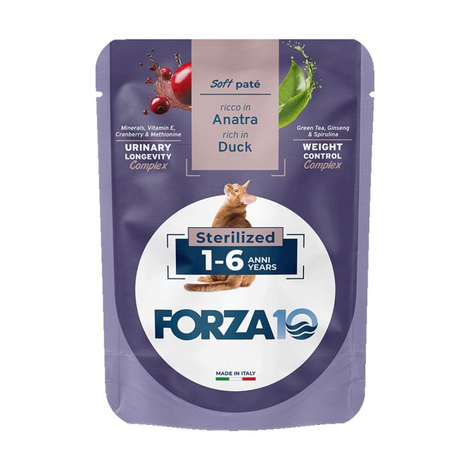 BotaniCat mīkstā pastēte sterilizētiem kaķiem 1-6g. ar pīli, 80g