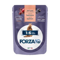 BotaniCat mīkstā pastēte sterilizētiem kaķiem 7+ g. ar lasi, 80g