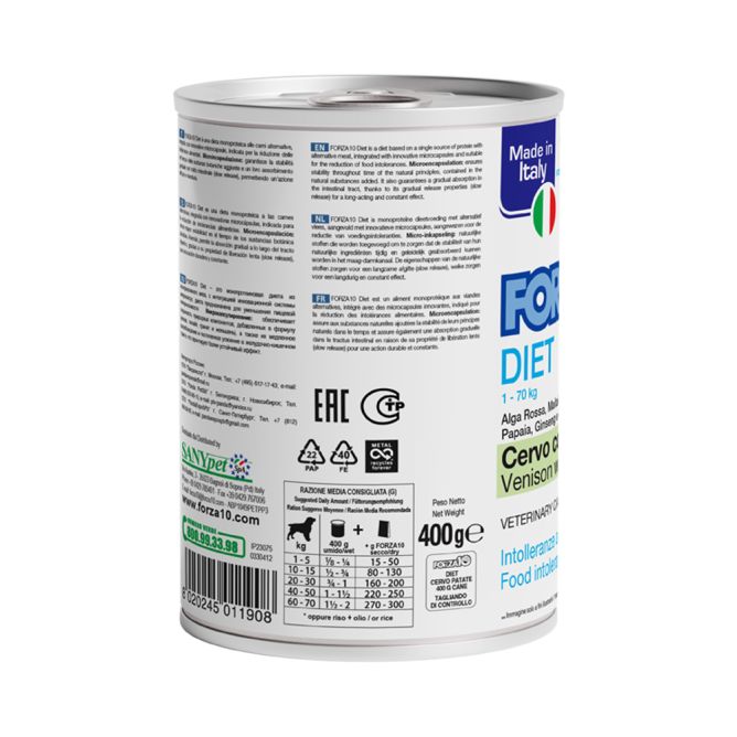 DIET konservi suņiem ar briedi un kartupeļiem, 400g