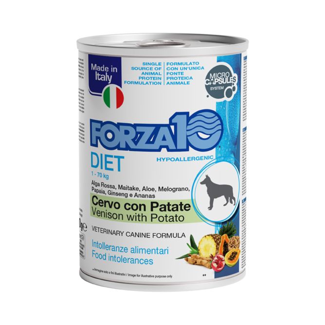 DIET konservi suņiem ar briedi un kartupeļiem, 400g