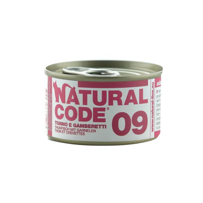 Natural Code 09 Tuncis un garneles, 85g