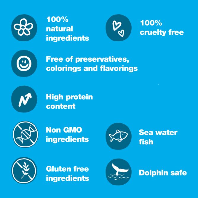 Natural Code 10 Tuncis, mazas baltās zivis, 85g