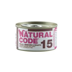 Natural Code 15 Vista, dārzeņi un aknas, 85g