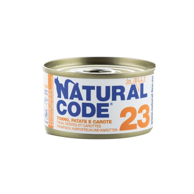 Natural Code 23 tuncis, kartupeļi, burkāni, 85g