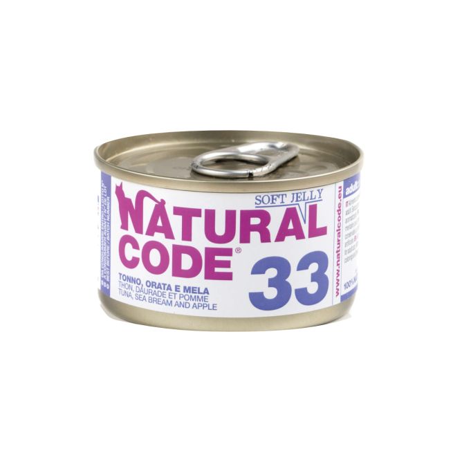 Natural Code 33 Tuncis, jūras karūsa un āboli, 85g