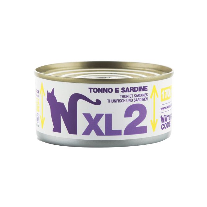 Natural Code XL 2 Tuncis un sardīnes, 170g