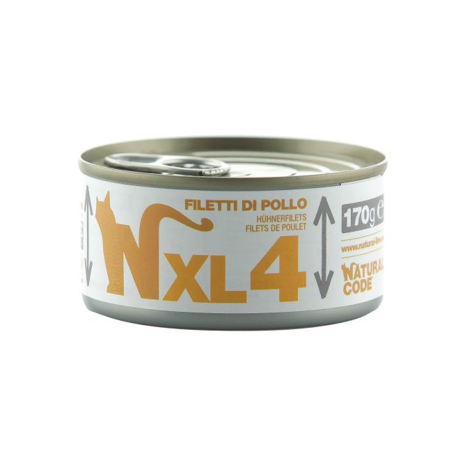 Natural Code XL 4 Vistas fileja, 170g